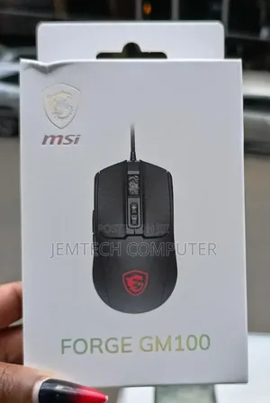 MSI Forge GM100 Gaming Mouse - 6400DPI Optical Sensor