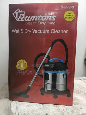 ,Ramtons Wet Dry Vacuum Cleaner With 1-Year Warranty