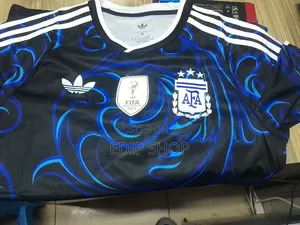 Messi Away Argentina Jersey. Branded Messi Jersey