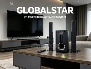 Globalstar V527 2.1CH Subwoofer System – Tall Boy Speaker System