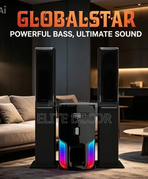 Globalstar GS-6502 2.1CH Tall Boy Home Theater System