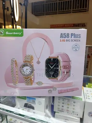 A58 Plus 2.02 Inch Bluetooth Calling Smart Watch Gift Box