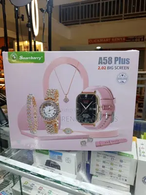 Smartbarry A58 Plus Ladies Smartwatch Jewelry Set