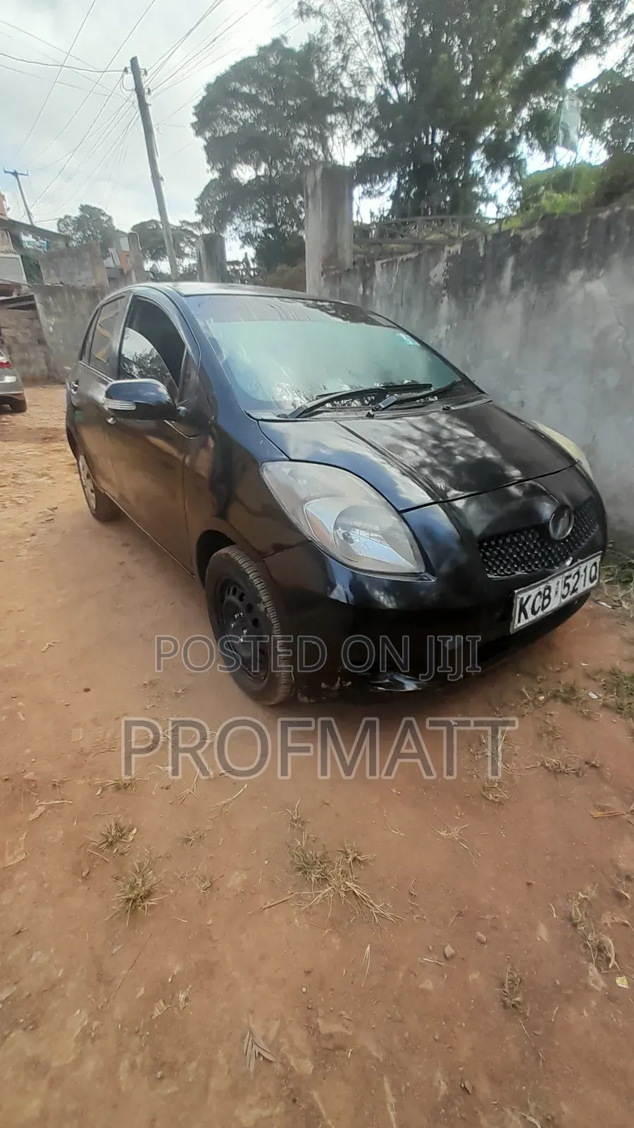 Toyota Vitz 2007 Black