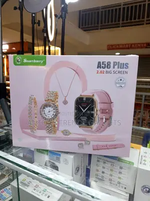 A58 Plus Bluetooth Smart Watch With Jewelry Gift Box