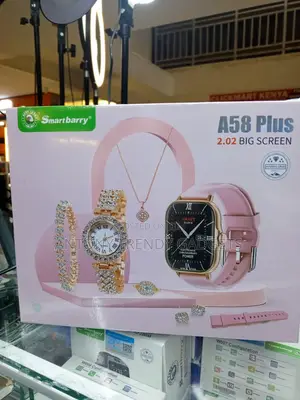 Smartbarry A58 Plus Smartwatch Fashion Jewelry Set