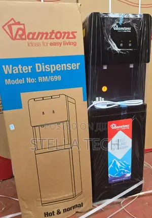 Black Ramtons Hot and Normal Standing Water Dispenser