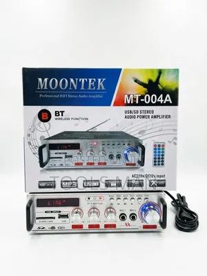 Moontek MT-004A Bluetooth Stereo Audio Power Amplifier - HiFi Stereo.