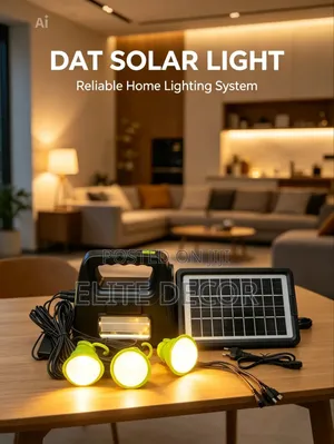 DAT Solar Light DT-9015B – Portable Solar Home Lighting System
