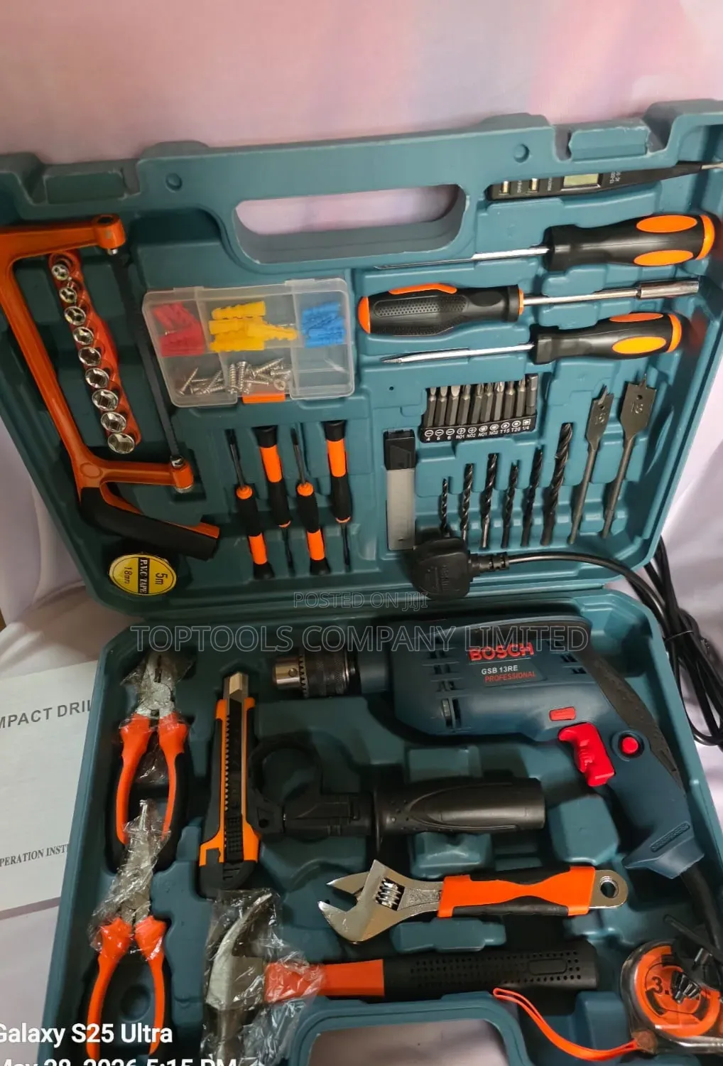 Bosch Corded Drillset