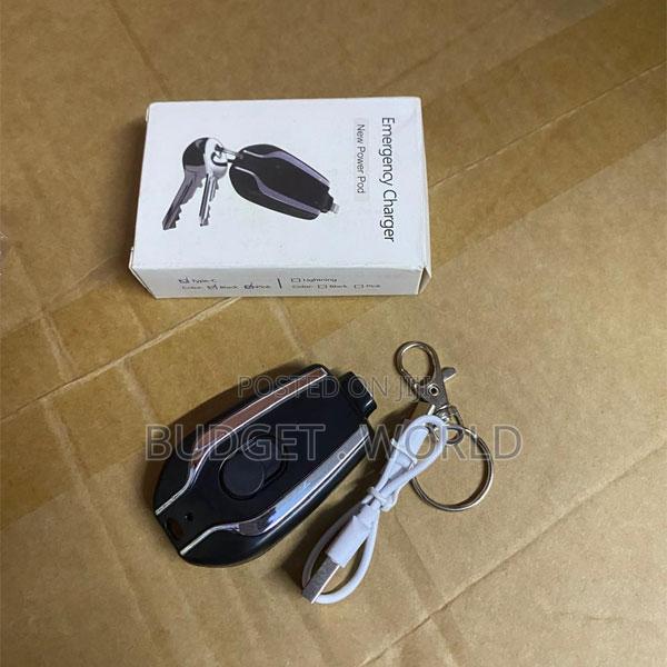 Type-C Pocket Emergency Charger Keychain – Durable Fast Charge Cable