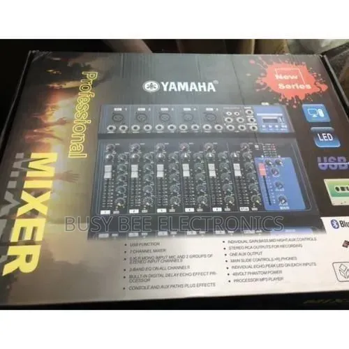 Live Mixing Studio Mixer Console - 7 Channel Bluetooth Line