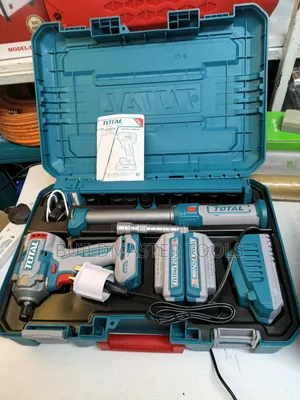 TOTAL Tools 20V Li-Ion Cordless Impact Wrench Combo Kit