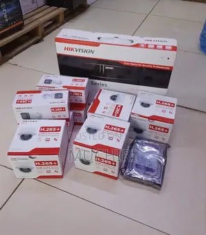 Hikvision 8 Camera 2MP IP Network CCTV Package With NVR Cat6 Cable