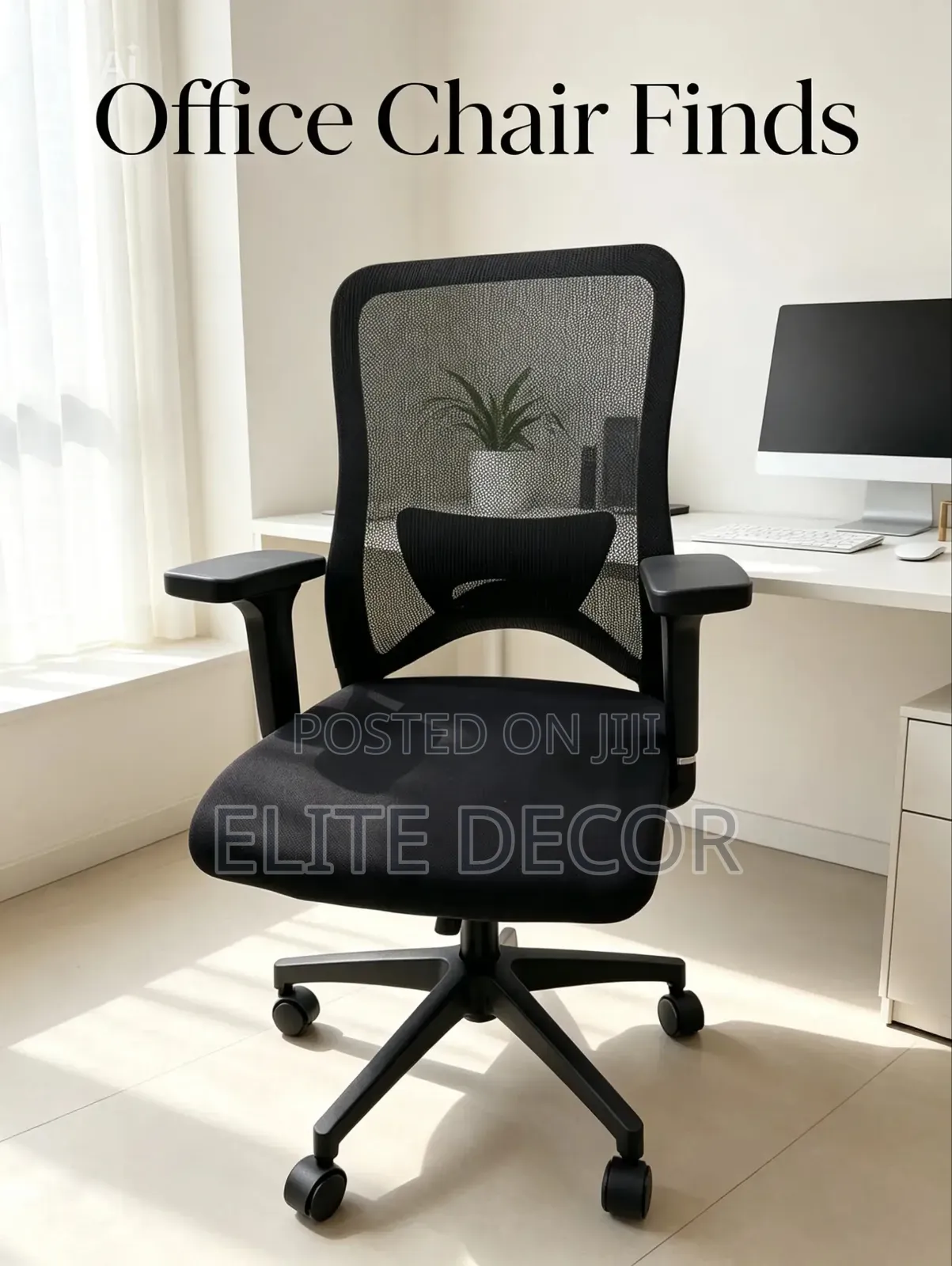 High-Back Ergonomic Mesh Office Chair