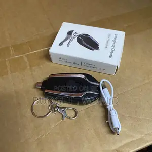 Emergency USB-C Keychain Charger – Compact Backup Charging Cable