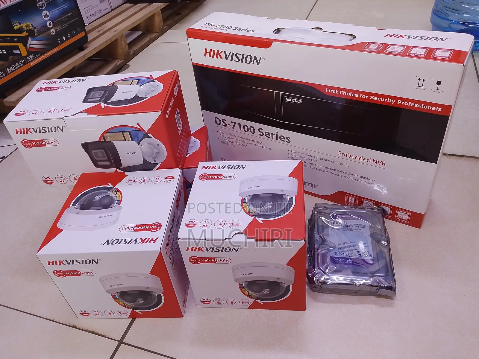 Hikvision Smart Hybrid 2MP IP CCTV Kit Complete Security Camera System