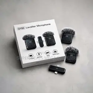 Plug-and-Play 3 in 1 Dual Mics Wireless Lavalier Microphone