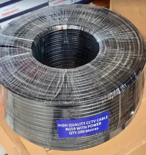 Advanced RG59 CCTV Coaxial Cable 200M With Power