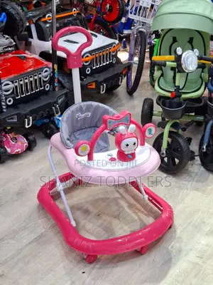 Kids Baby Walker With Play Tray and Comfortable Seat