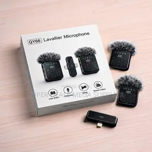 Hands-Free 3 in 1 Dual Mics Wireless Lavalier Microphone