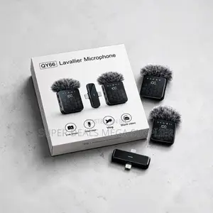 Streaming-Ready 3 in 1 Dual Mics Wireless Lavalier Microphone
