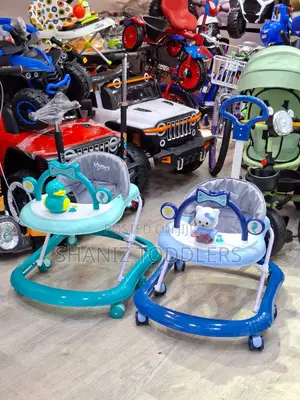 Baby Walker With Interactive Toy and Stable Support