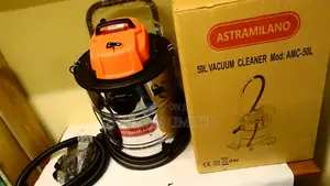 Astramilano 50-Liter Mobile Wet Dry Vacuum With Drain Port