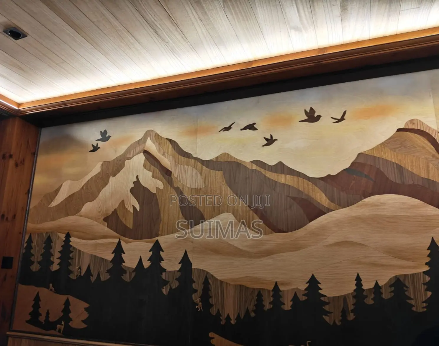 Wooden Veneer Wall Decos