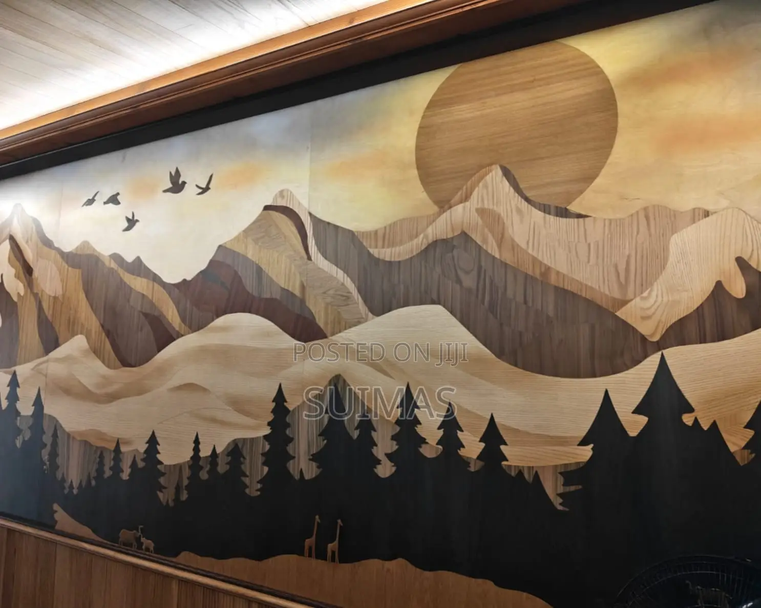 Wooden Veneer Wall Decos