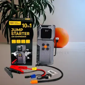 Road Trip Essential 10-in-1 Car Jump Starter With Digital Air Inflator