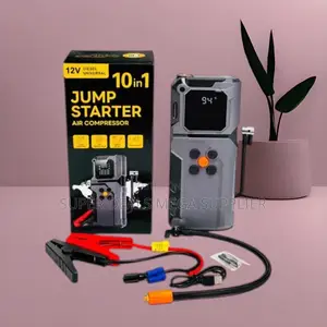 Plug and Play 10-in-1 Car Jump Starter With Digital Air Inflator