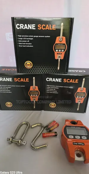 300kgs Crane Scale Black