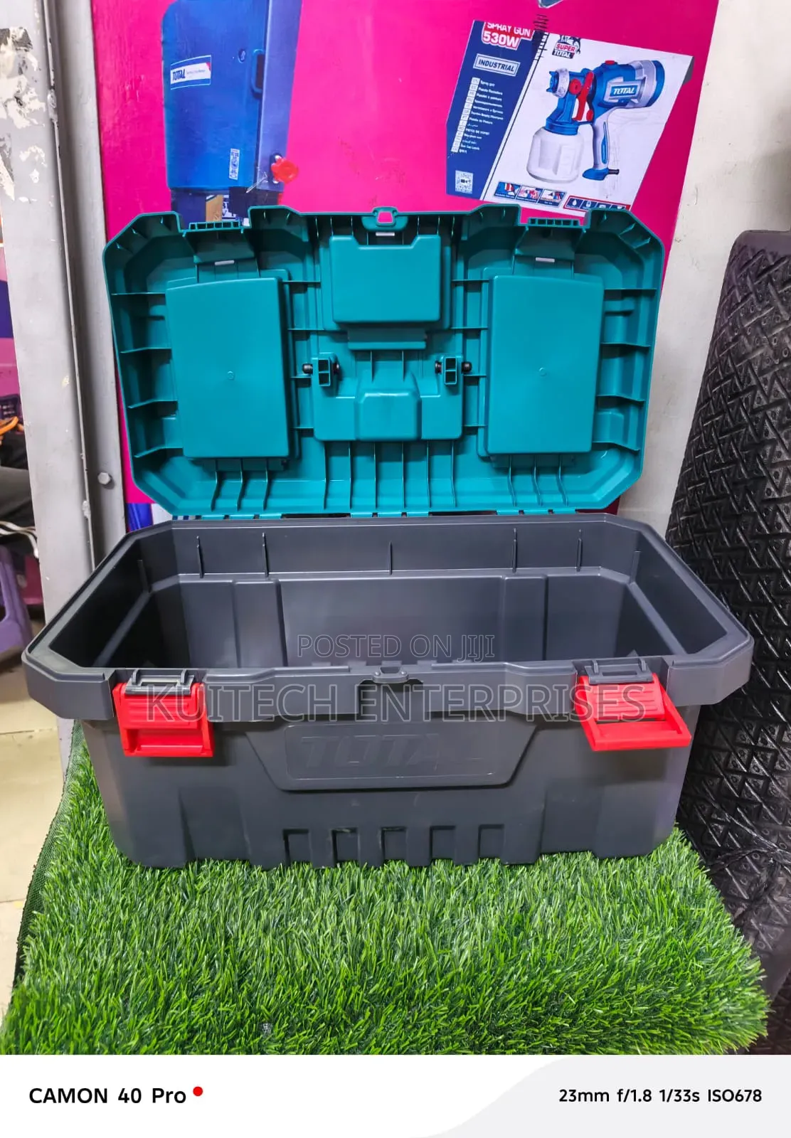 20" Empty Tool Organizer/ Plastic Tools Organizer Box