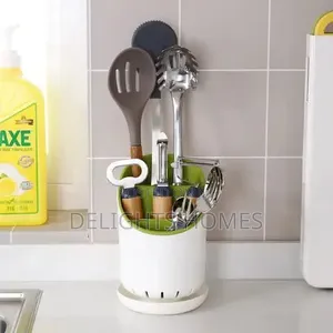 *Cutlery Drainer and Organizer With Safe Knife Slot_dav