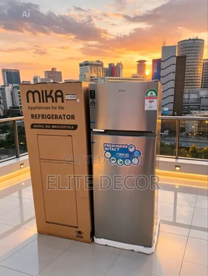 Mika 211L Double Door Refrigerator – Energy Efficient, Spacious