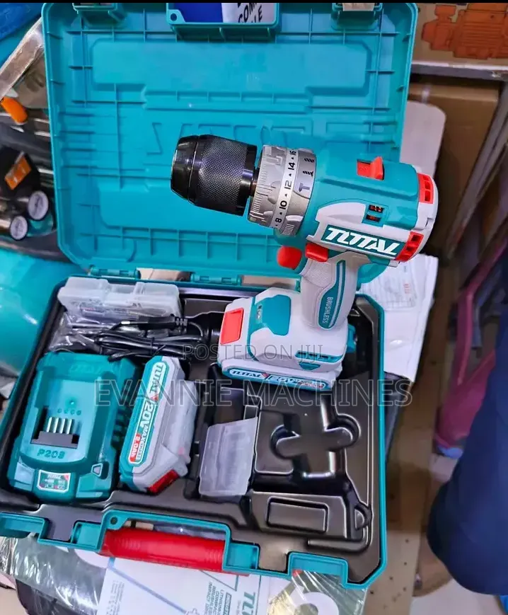 Total Rechargeable Brushless Impact Drill