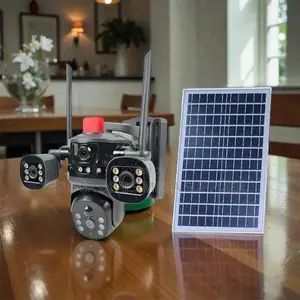 V380Pro 20MP 4G PTZ Rotating Triple Lens SolarCamera Long Battery Life