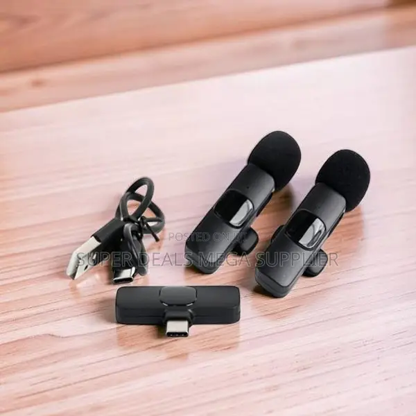 Interview Ready Mini Lapel Lavalier Dual Wireless Microphone