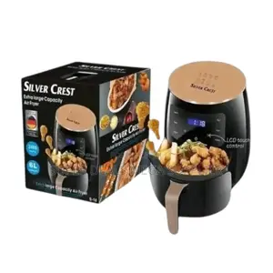 Crispy-Finish Silver Crest 4/5/6/8l Touch Screen Digital Air Fryer