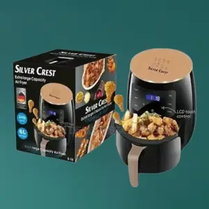 Heat-Efficient Silver Crest 4/5/6/8l Touch Screen Digital Air Fryer