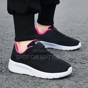 Now Available! Black Pink and Black Yellow Sneakers. Sizes 28-40.
