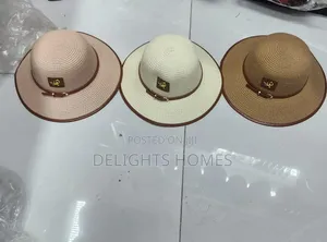 Flat Straw Summer Hats_za