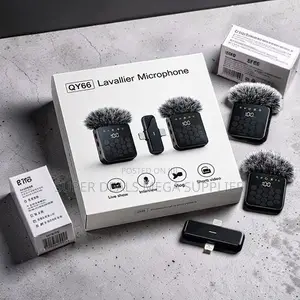Creator-Friendly 3 in 1 Dual Mics Wireless Lavalier Microphone