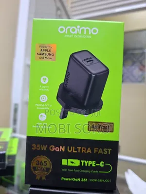 Oraimo PowerGaN 351 + C to C Cable 35W GaN Charger