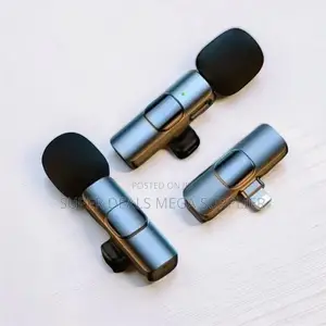 Live Streaming Ready Mini Lapel Lavalier Dual Wireless Microphone