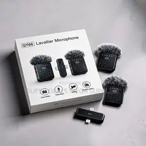 Interview-Ready 3 in 1 Dual Mics Wireless Lavalier Microphone