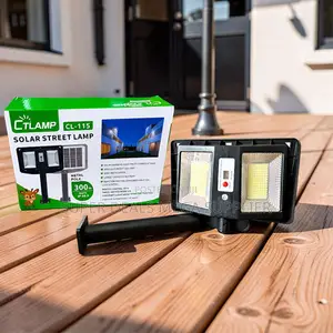 CTLamp 300W Motion Sensor Wider Lighting Area Solar Street Light