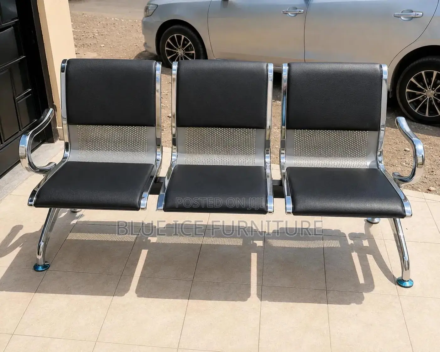 3- Seater Waiting Bench Chair -Heavy Duty Reception