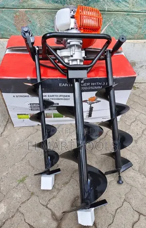 4 Stroke Petrol Powered Earth Auger 52Cc